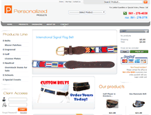 Tablet Screenshot of personalizedproductsweb.com